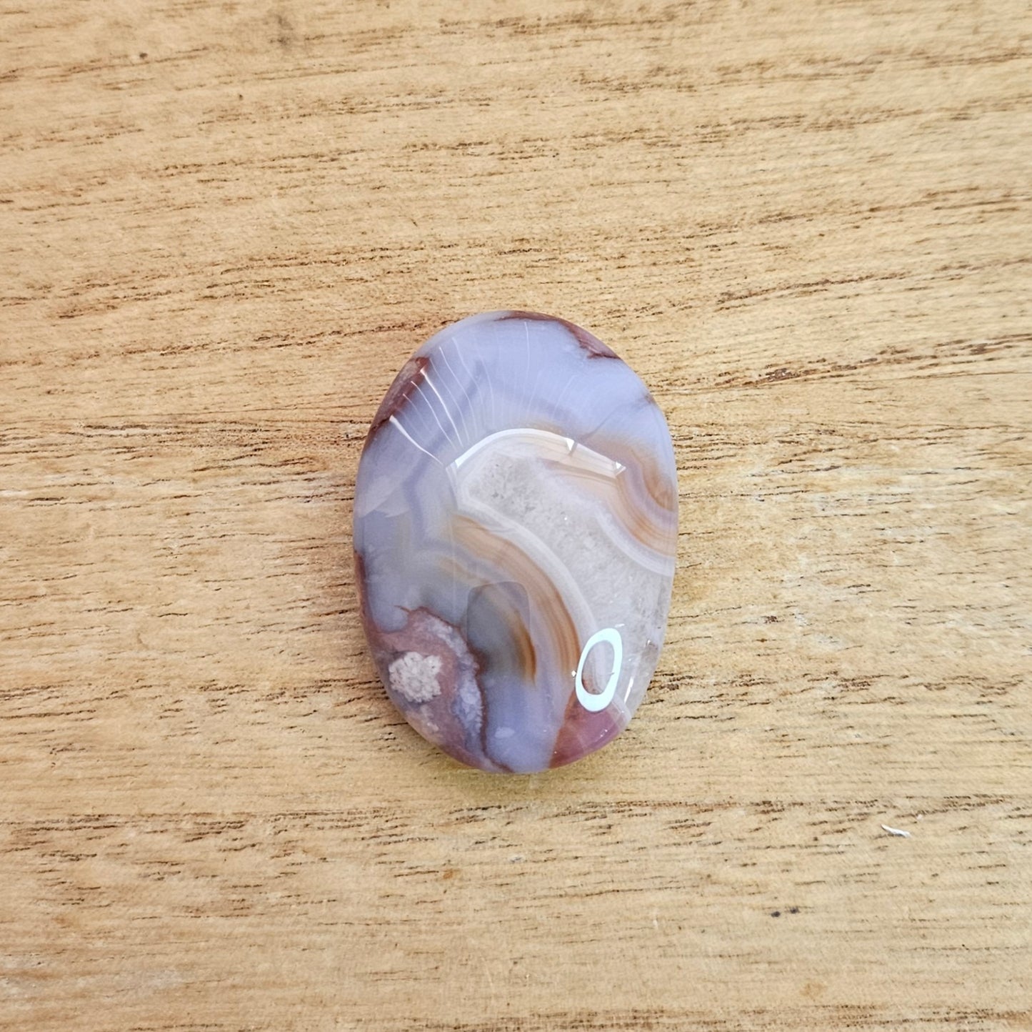 Agate & Quartz Palmstone.
