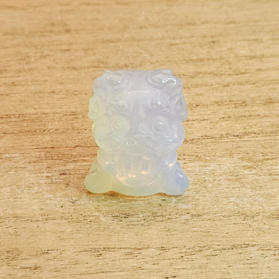 Opalite Money Monster Carving.