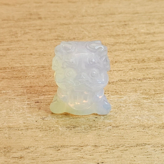 Opalite Money Monster Carving.
