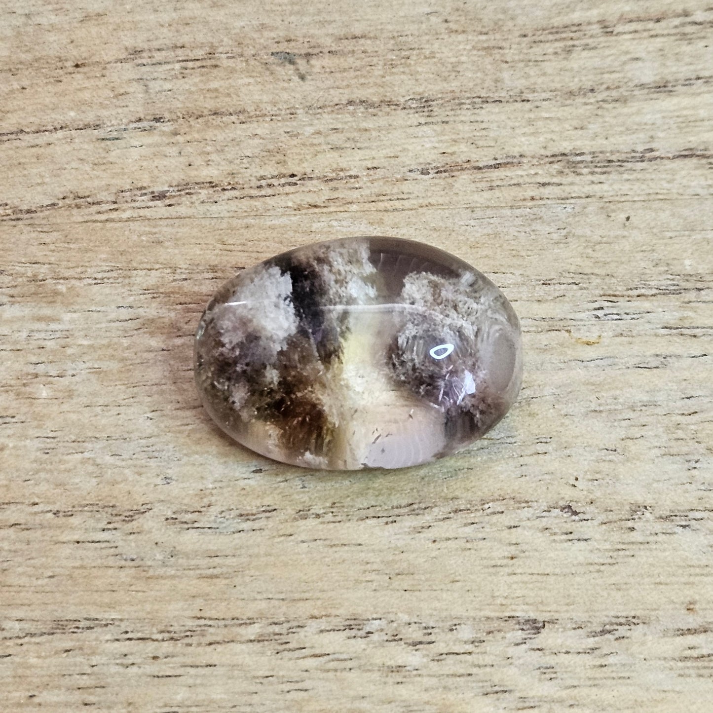 Garden Quartz Oval Cabochon.