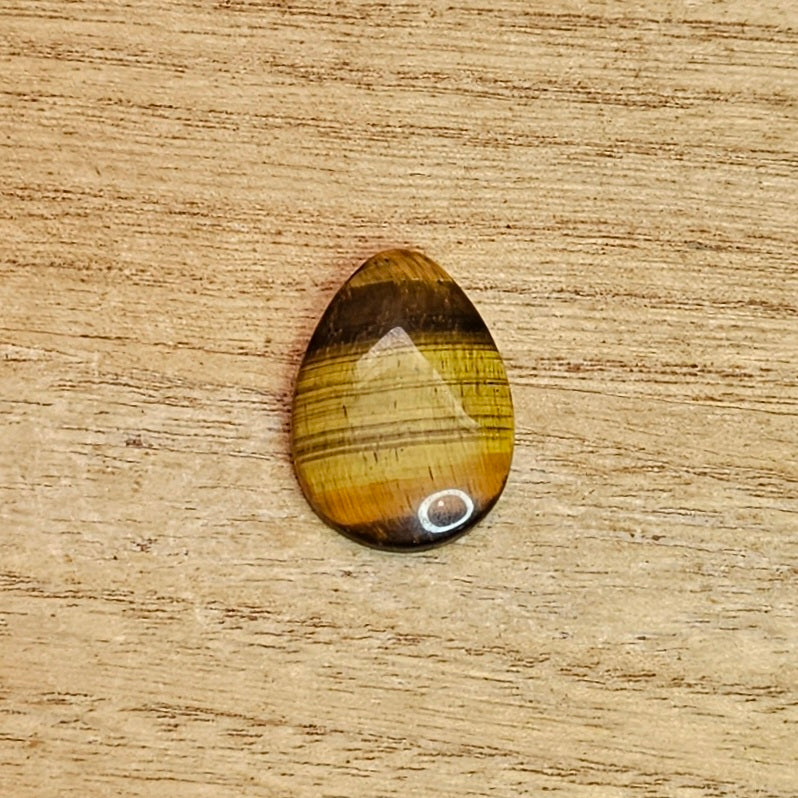 Tiger's Eye Tear-drop Cabochon.