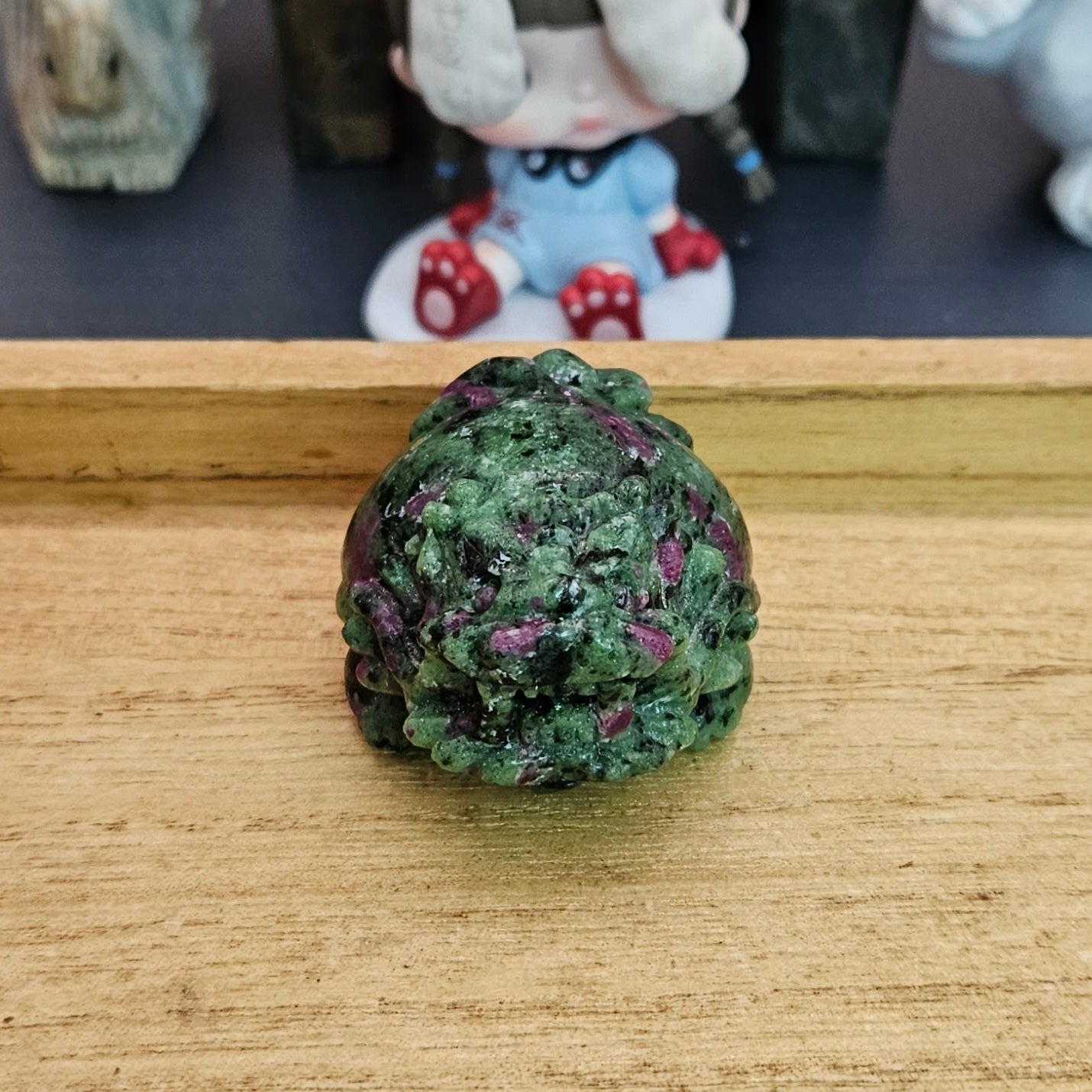 Ruby Zoizite LongGui Carving.