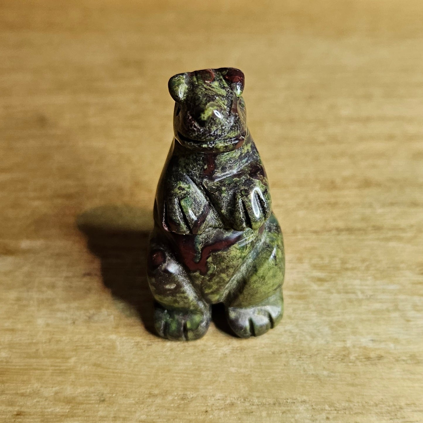 Dragonblood Jasper T-Rex Carving.