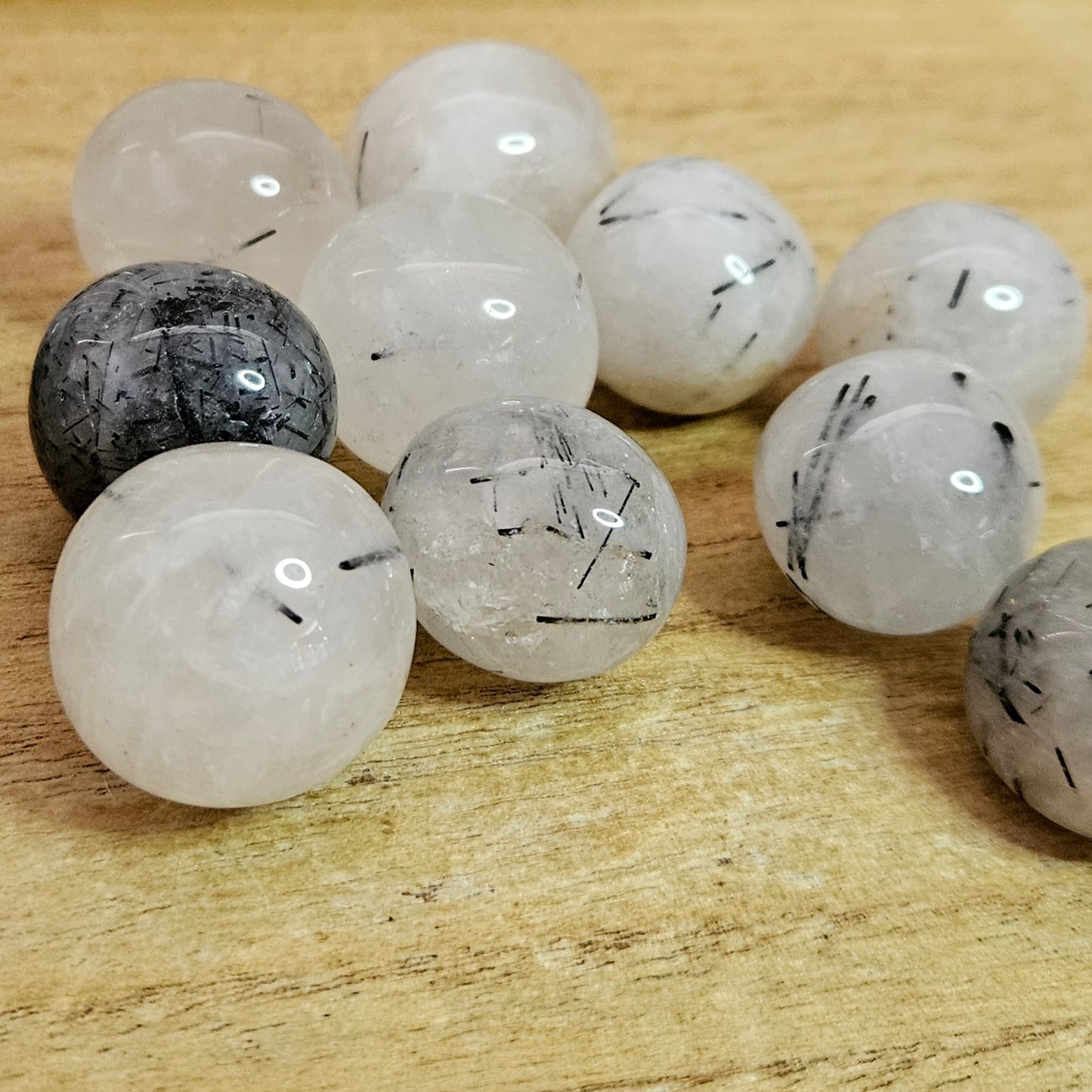 Tourmalinated Quartz Tumble.