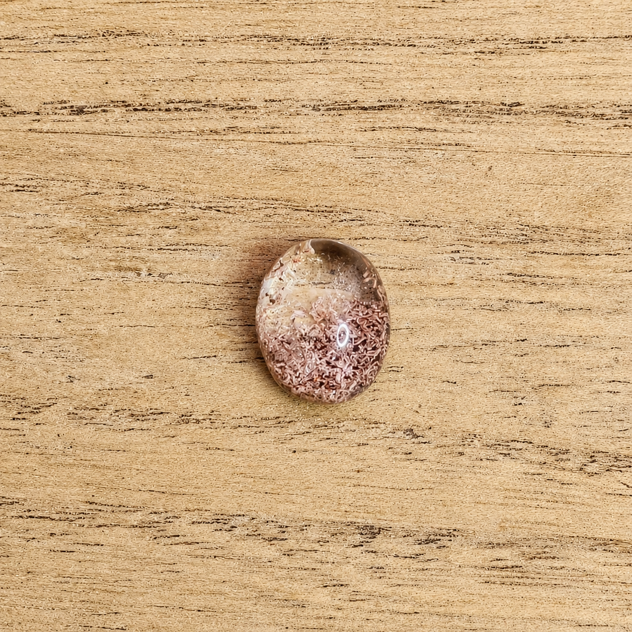 Garden Quartz Oval Cabochon.