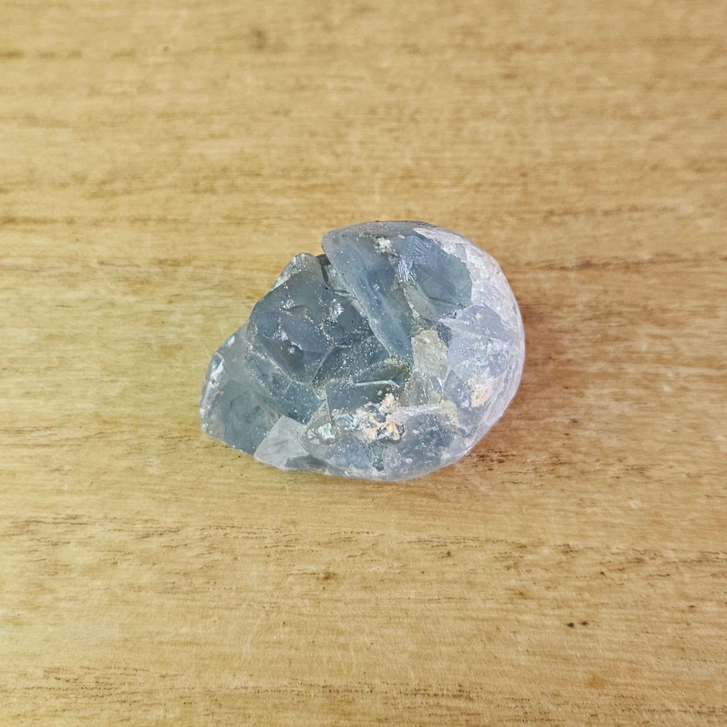 Small Raw Celestite Egg.