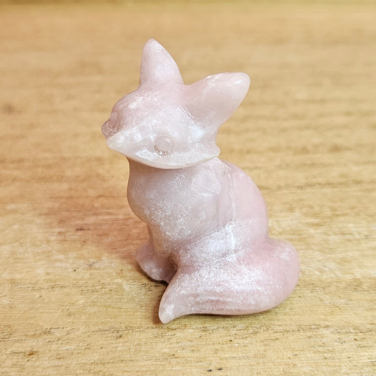 Sitting Fox Carving. *Comes in assorted materials* *Sold Separately*