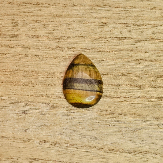 Tiger's Eye Tear-drop Cabochon.
