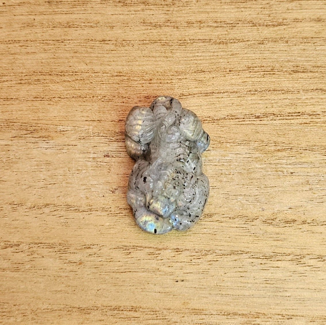 Sunset Labradorite Tiger Flat Carving.