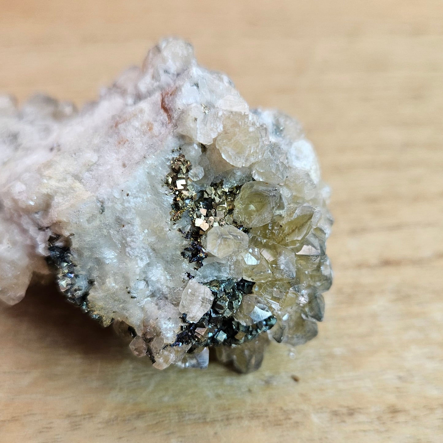 Quartz and Pyrite Cluster.