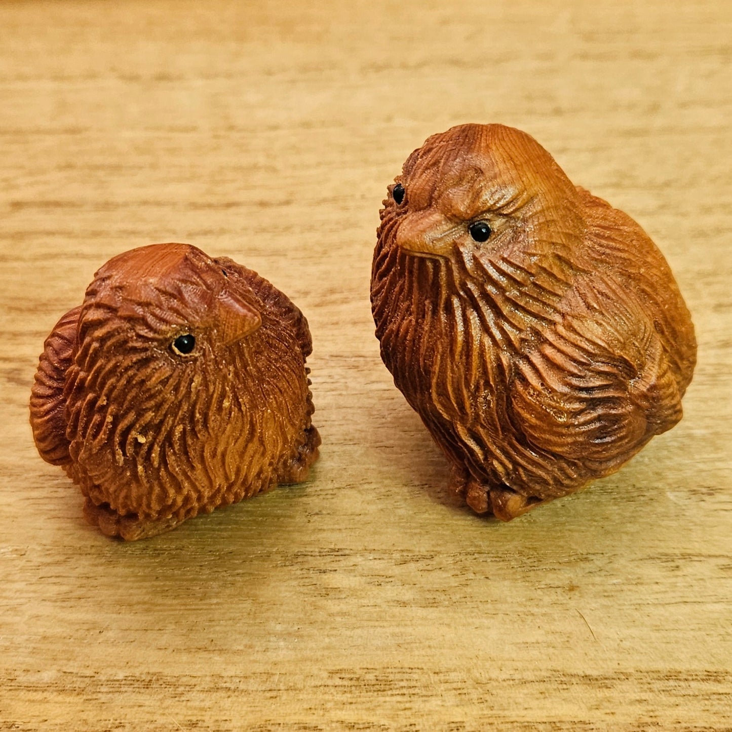 Wooden Chicken Pair.