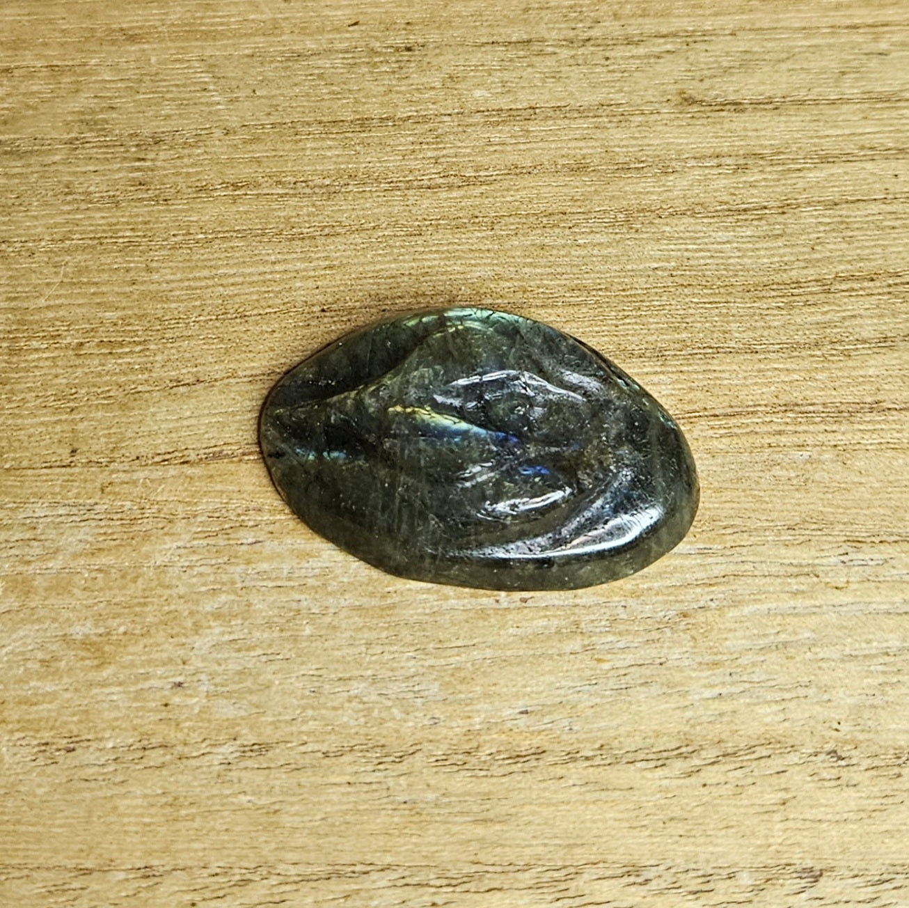Labradorite Lady Part Flat Carving.