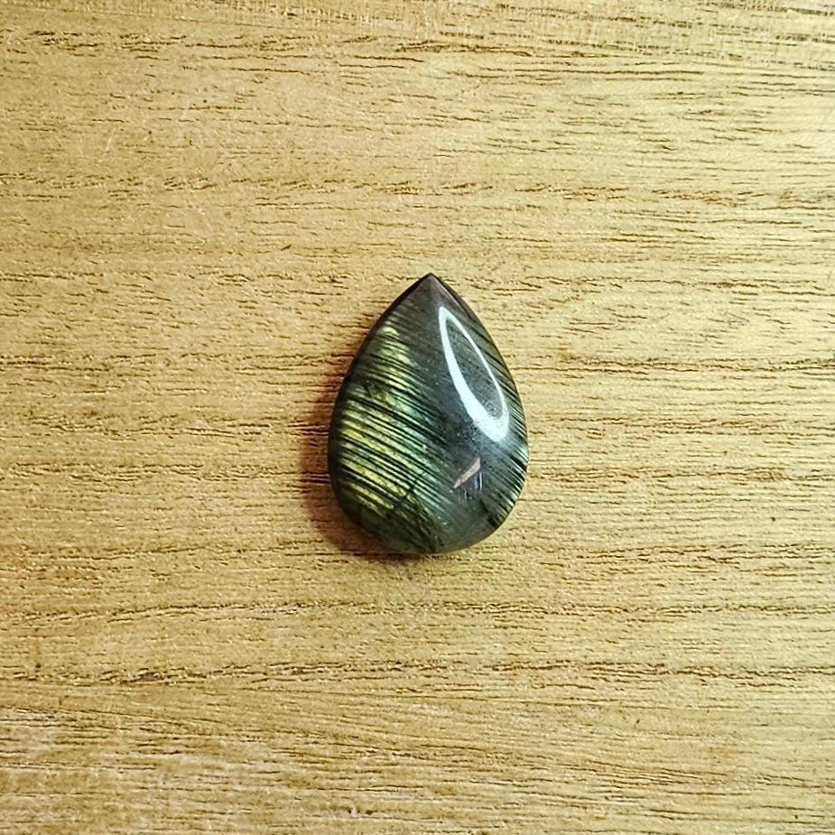 Labradorite Tear-drop Cabochon.
