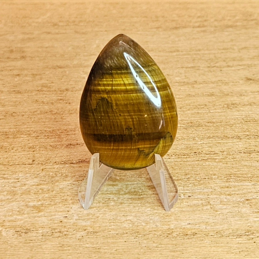 Tiger's Eye Tear-drop Cabochon.