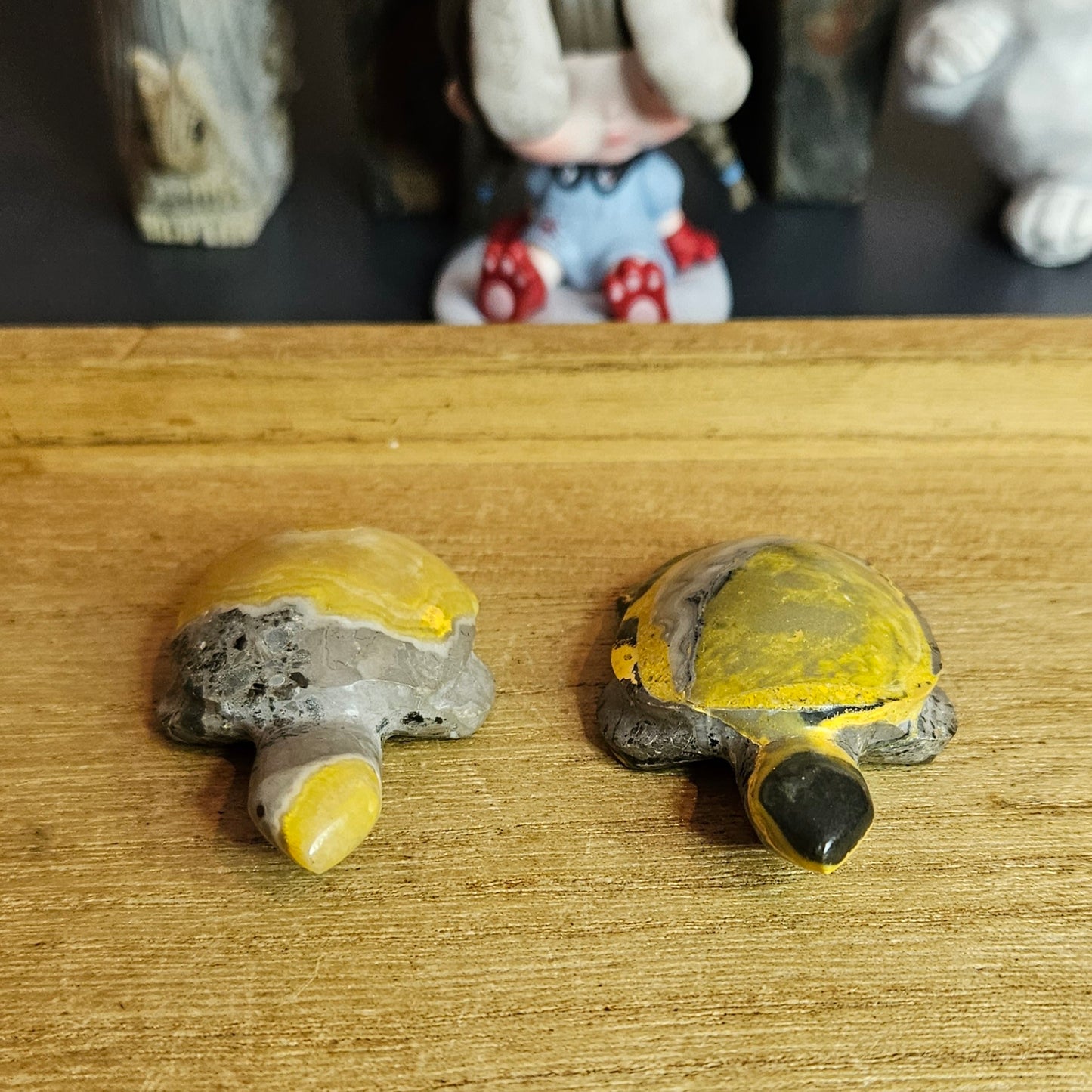 Bumblebee Jasper Turtle Carving. *Sold Separately*