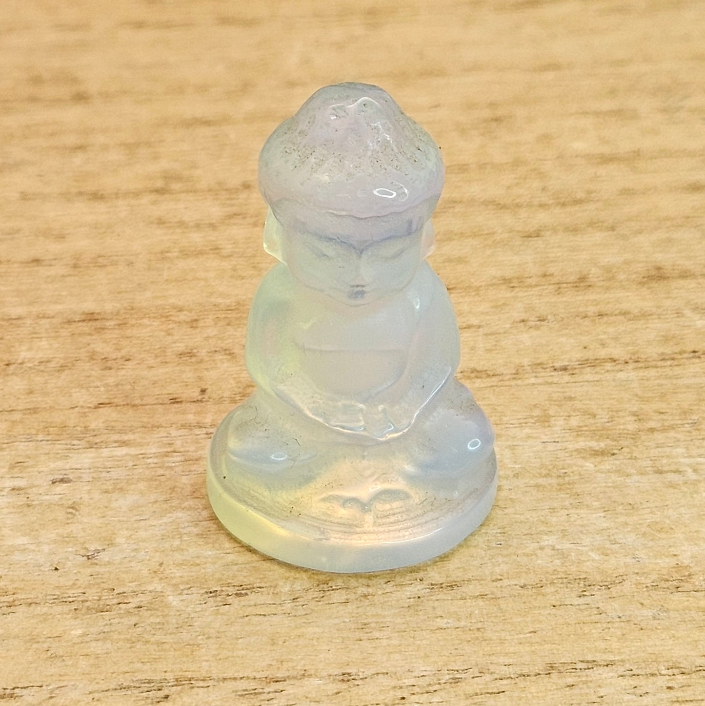 Opalite Shaka Buddha Carving.