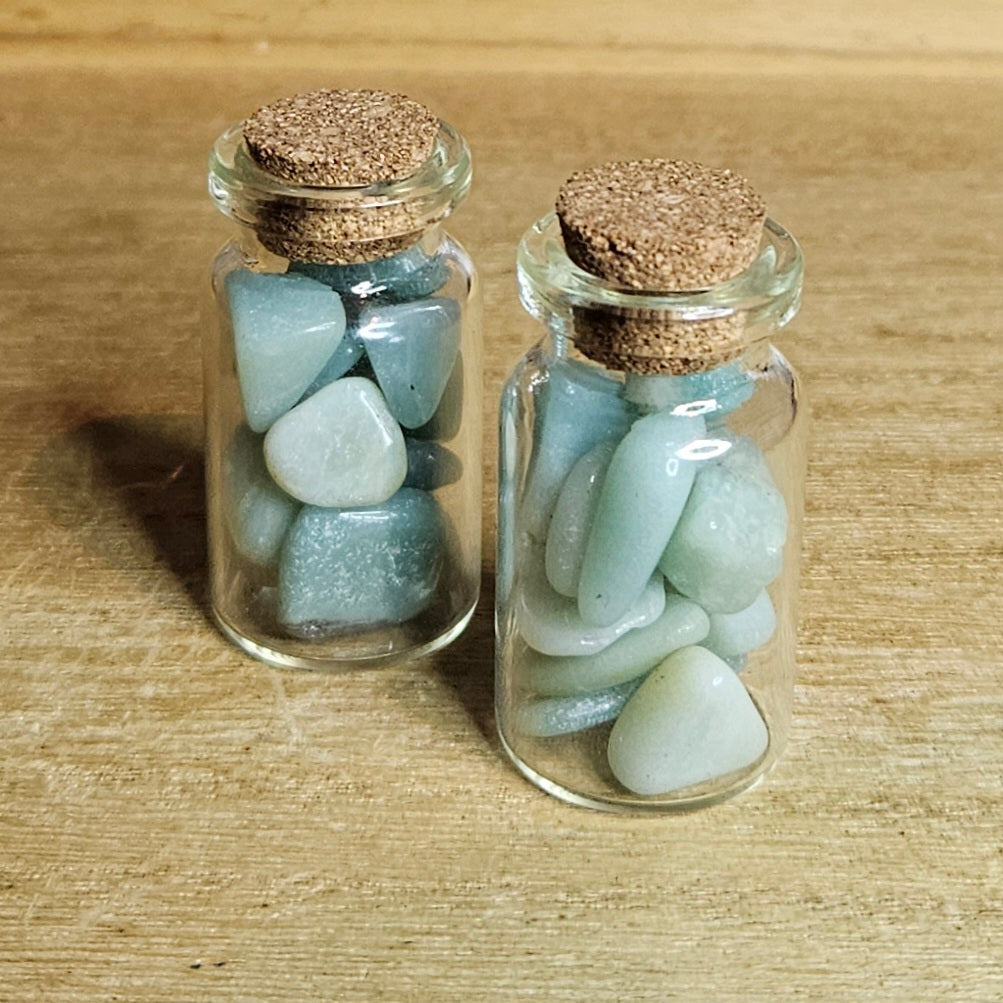 Caribbean Calcite Crystal Chip Jar.