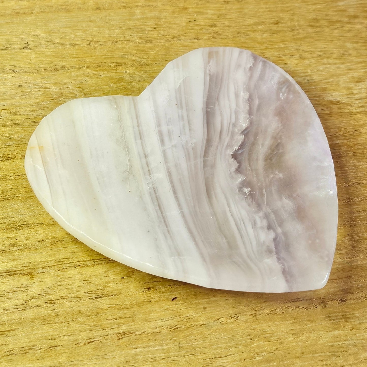 Fluorite Heart Trinket Dish.