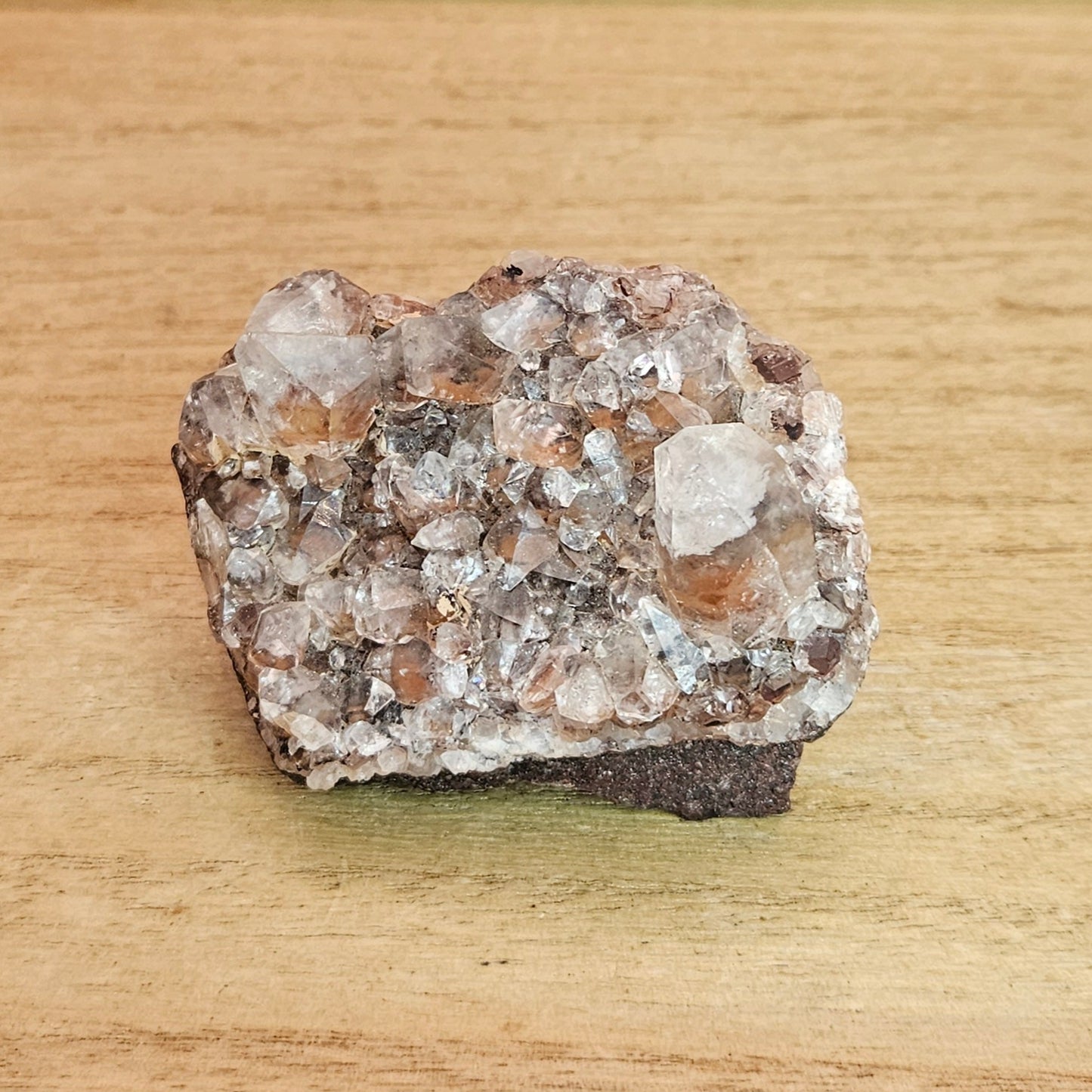 Red Phantom Quartz Cluster.