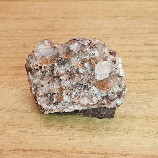 Red Phantom Quartz Cluster.