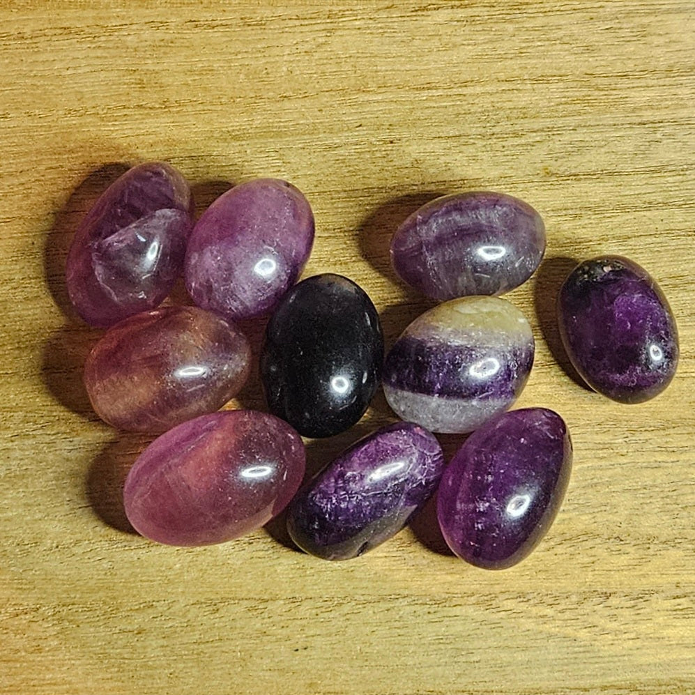 Purple Fluorite Tumble.