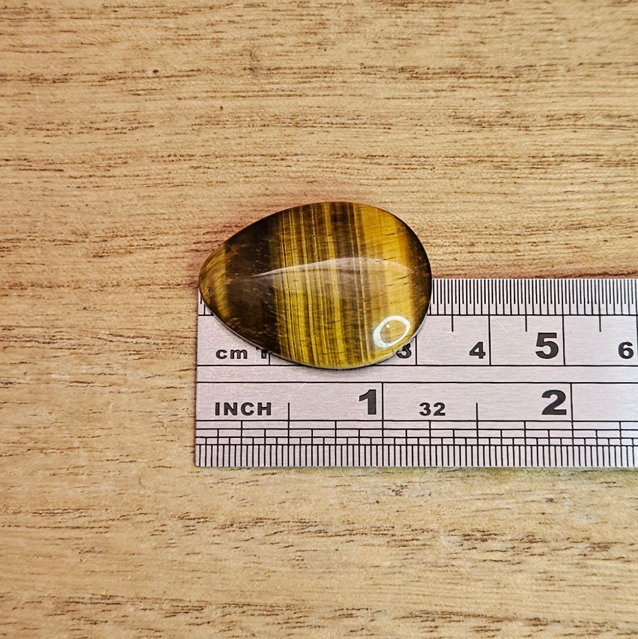Tiger's Eye Tear-drop Cabochon.