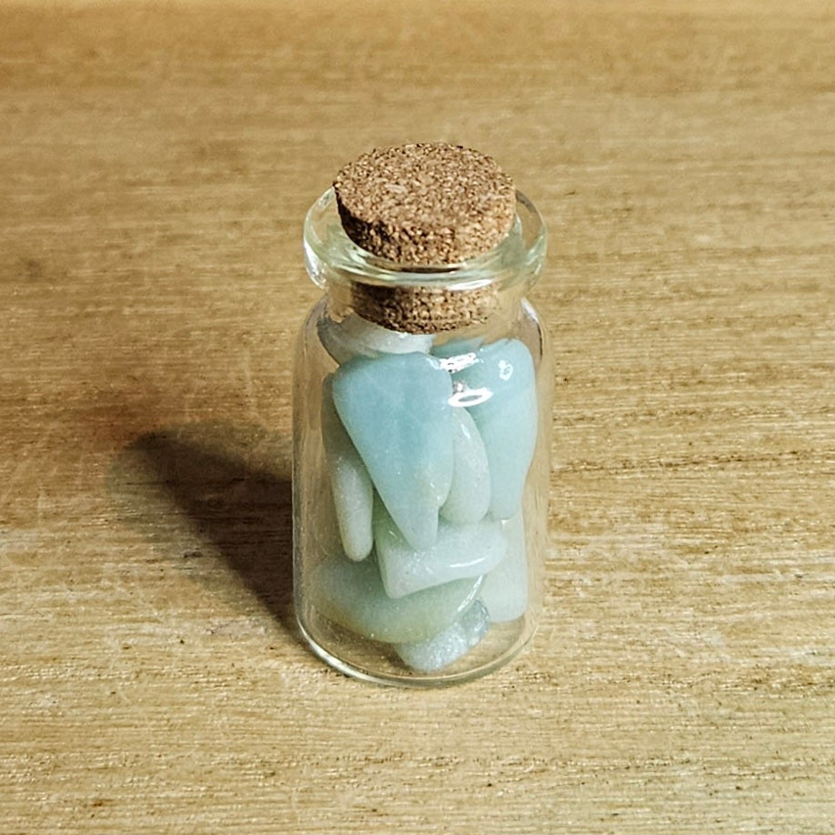 Caribbean Calcite Crystal Chip Jar.