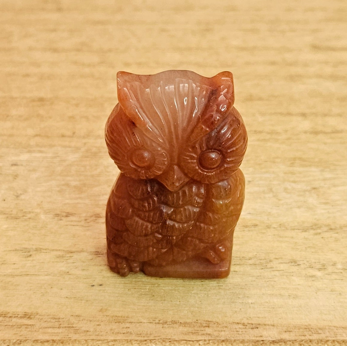 Cute Owl Flat Carving. Comes in assorted materials. *Sold Separately*