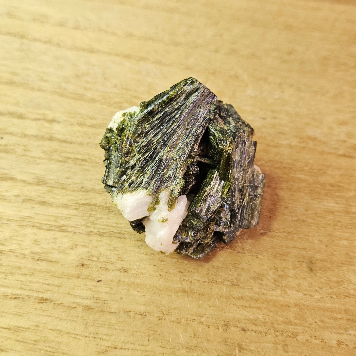 Epidote & Calcite Raw Piece.