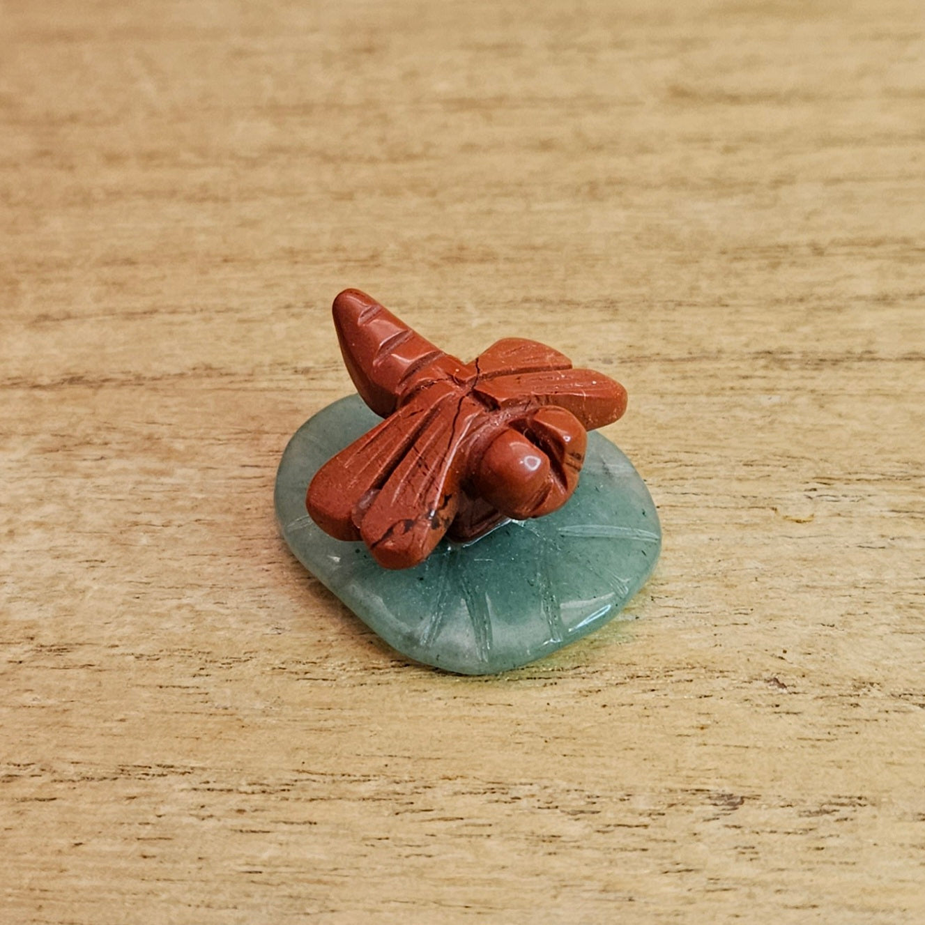 Dragonfly on a Lilypad Carving. *Comes in Assorted Materials* *Sold Separately*