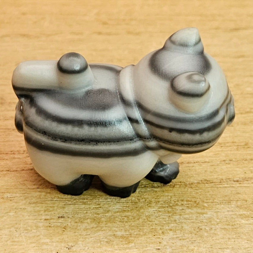 Taiji Jade Cat Carving.