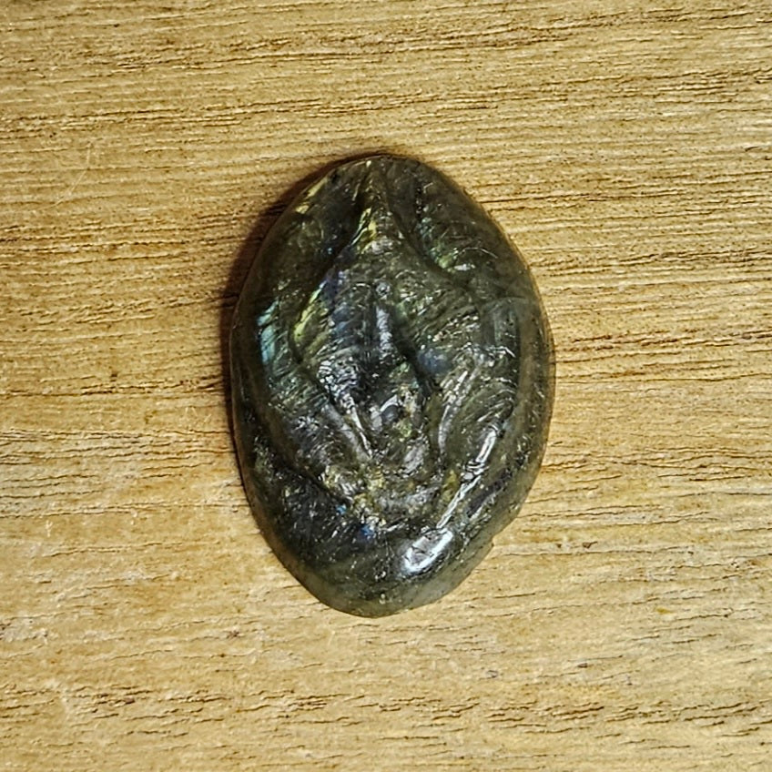 Labradorite Lady Part Flat Carving.