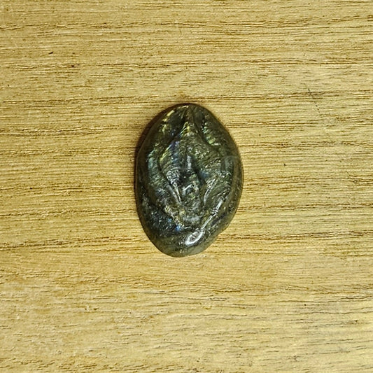Labradorite Lady Part Flat Carving.