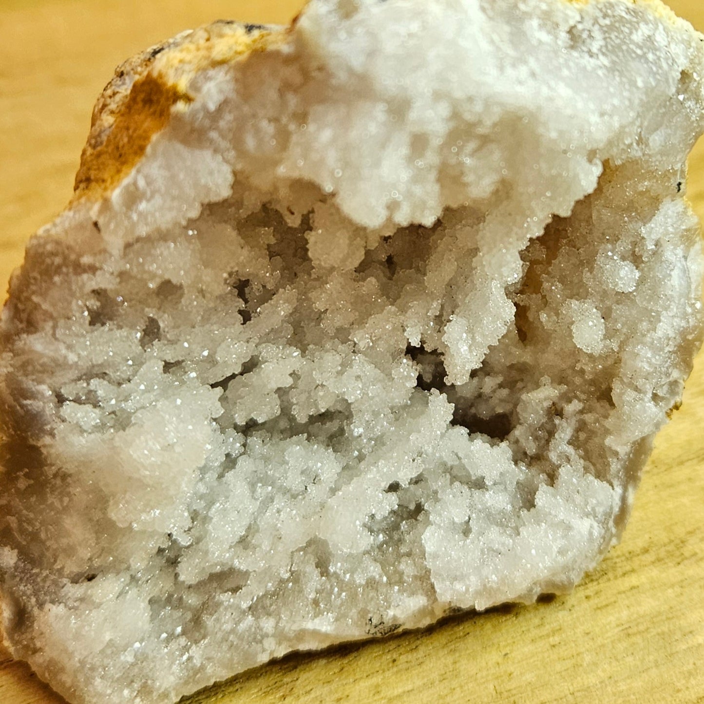 Quartz Geode Cluster Half.