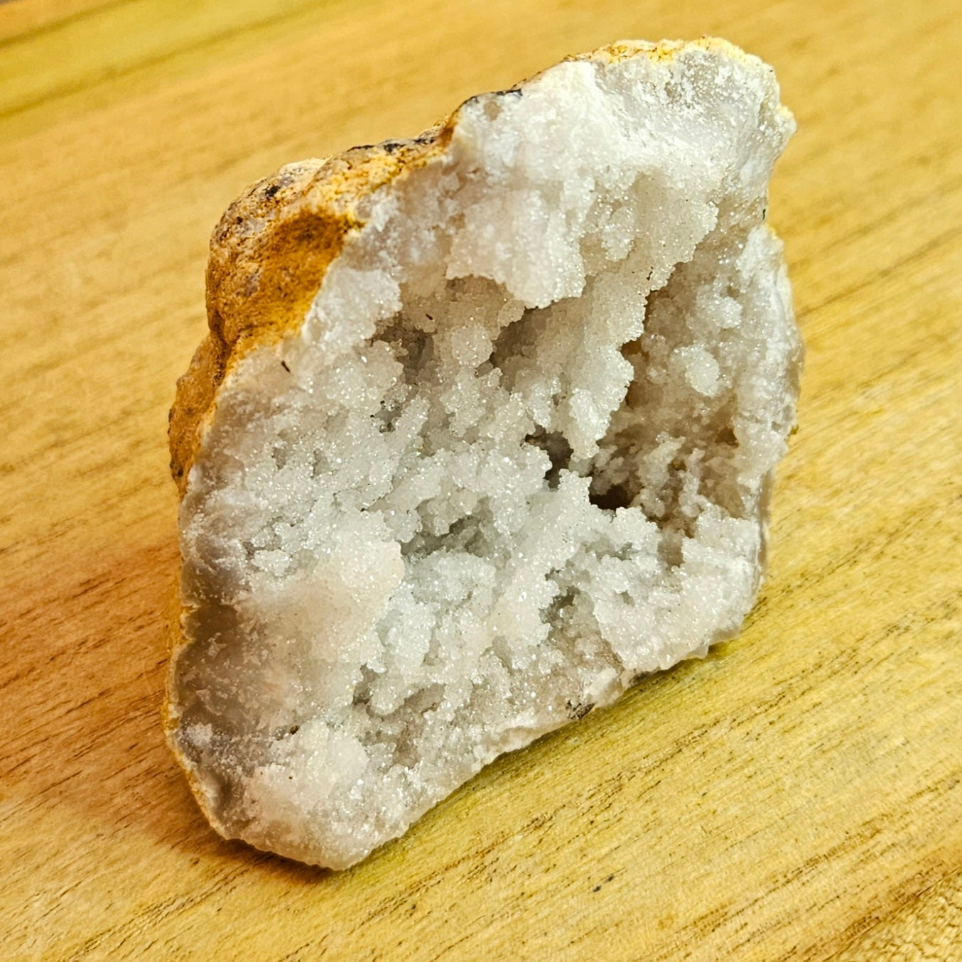 Quartz Geode Cluster Half.