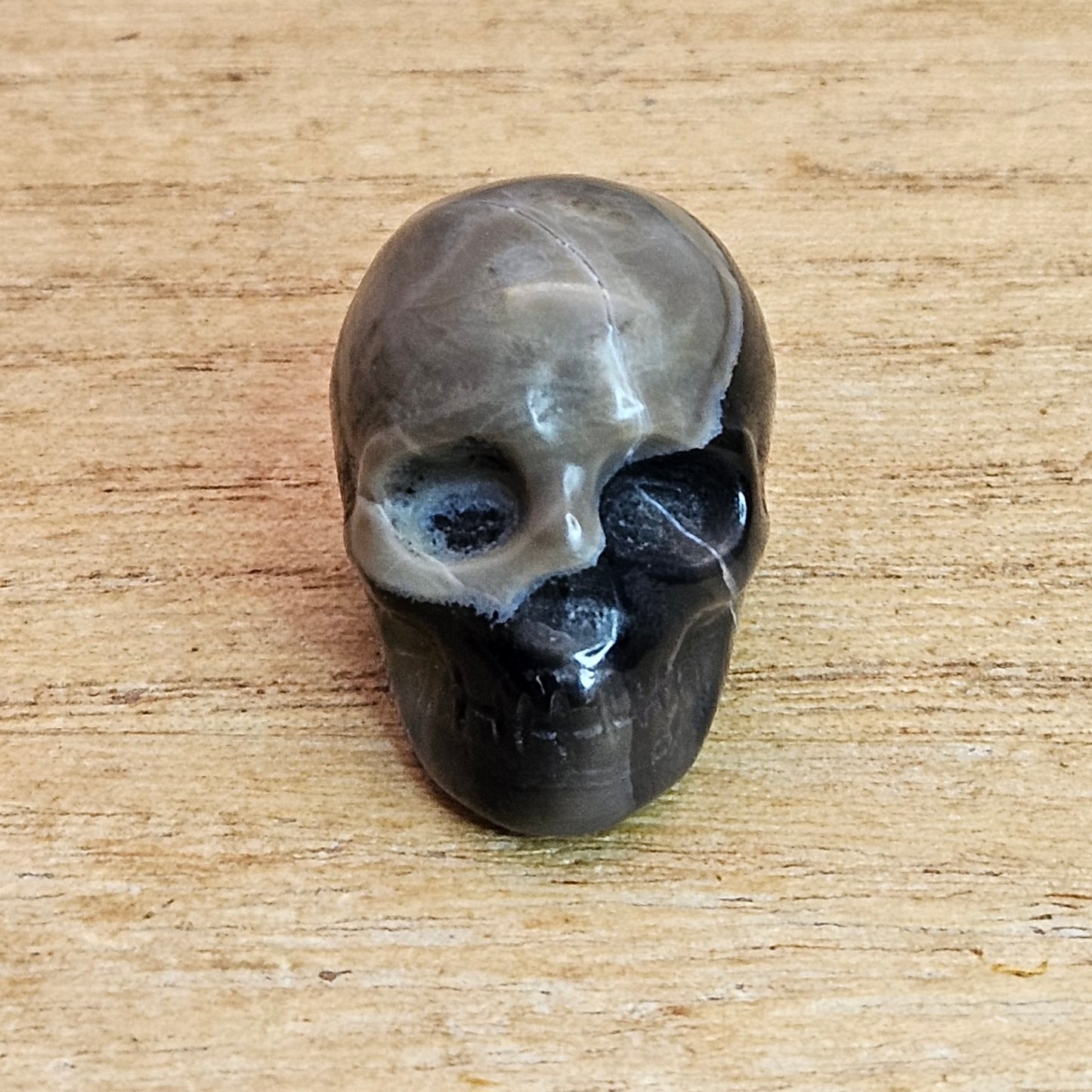 Volcano Agate Skull Carving. *Sold Separately*.