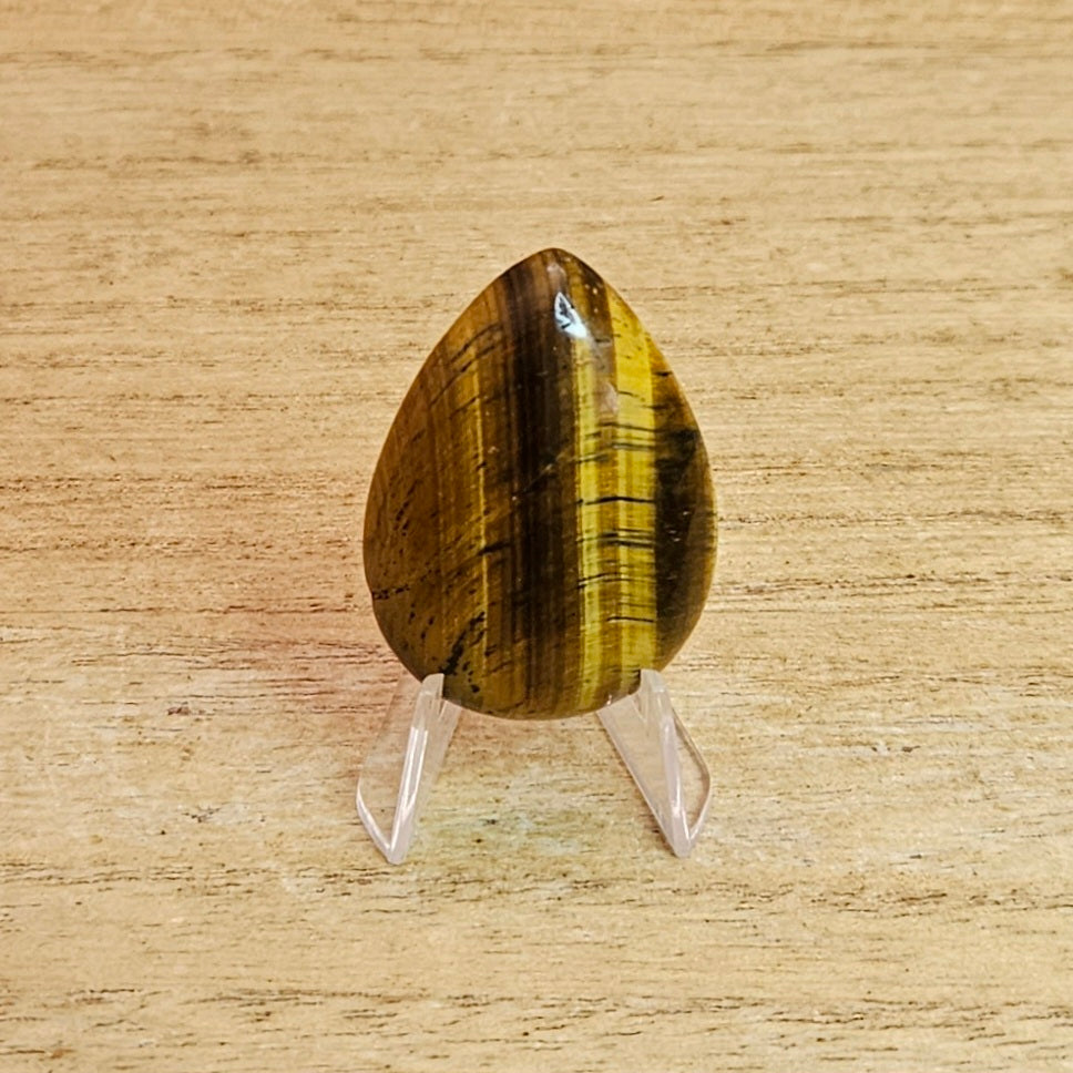 Tiger's Eye Tear-drop Cabochon.