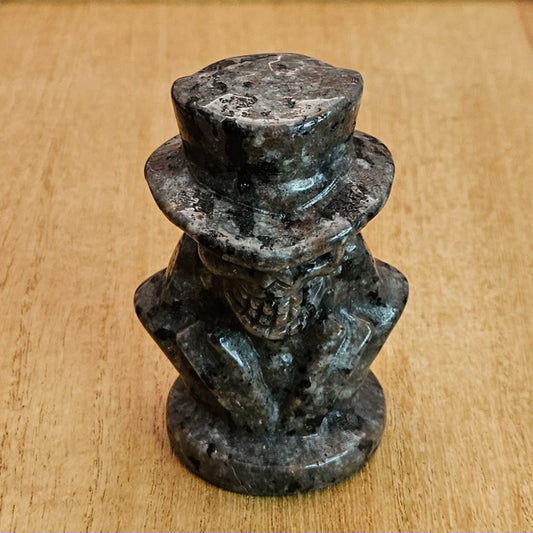 Yooperlite Skull Man Carving.