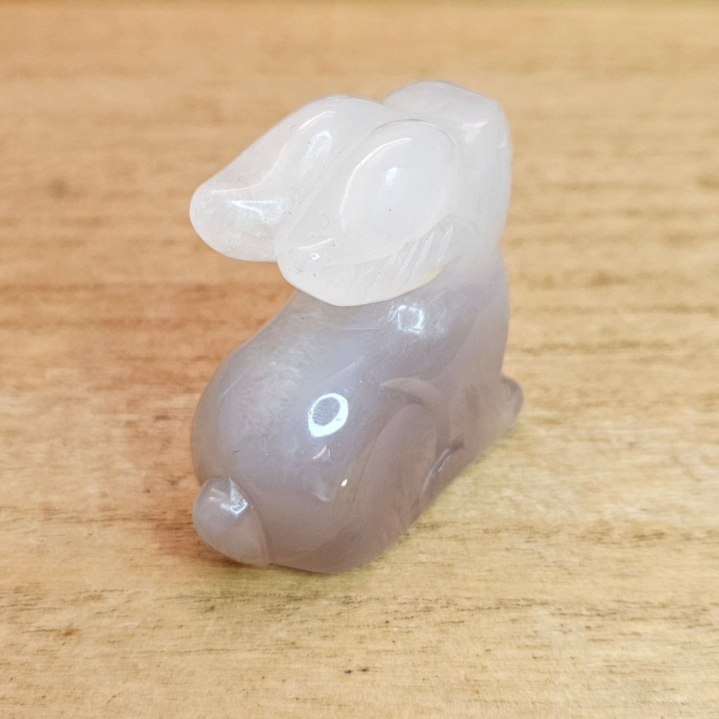 Agate Rabbit Carving.