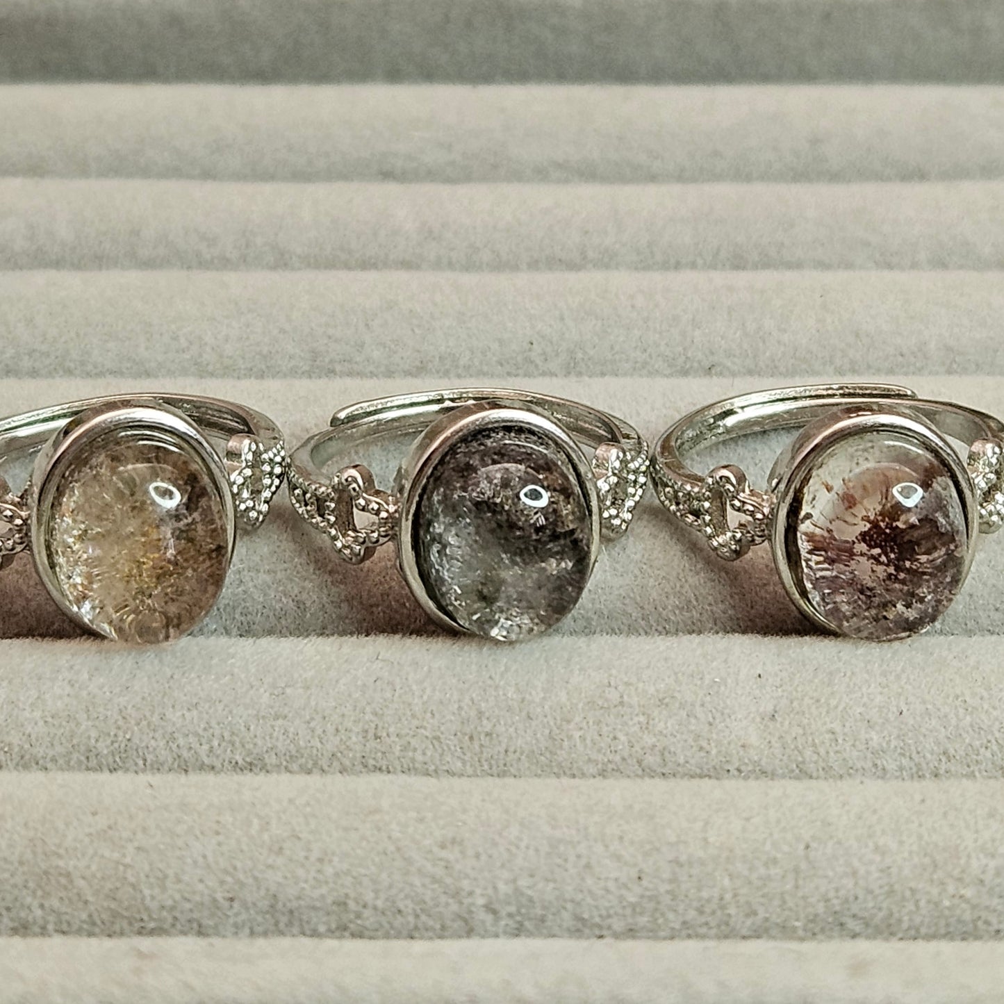 Garden Quartz Adjustable Ring. *Sold Separately*