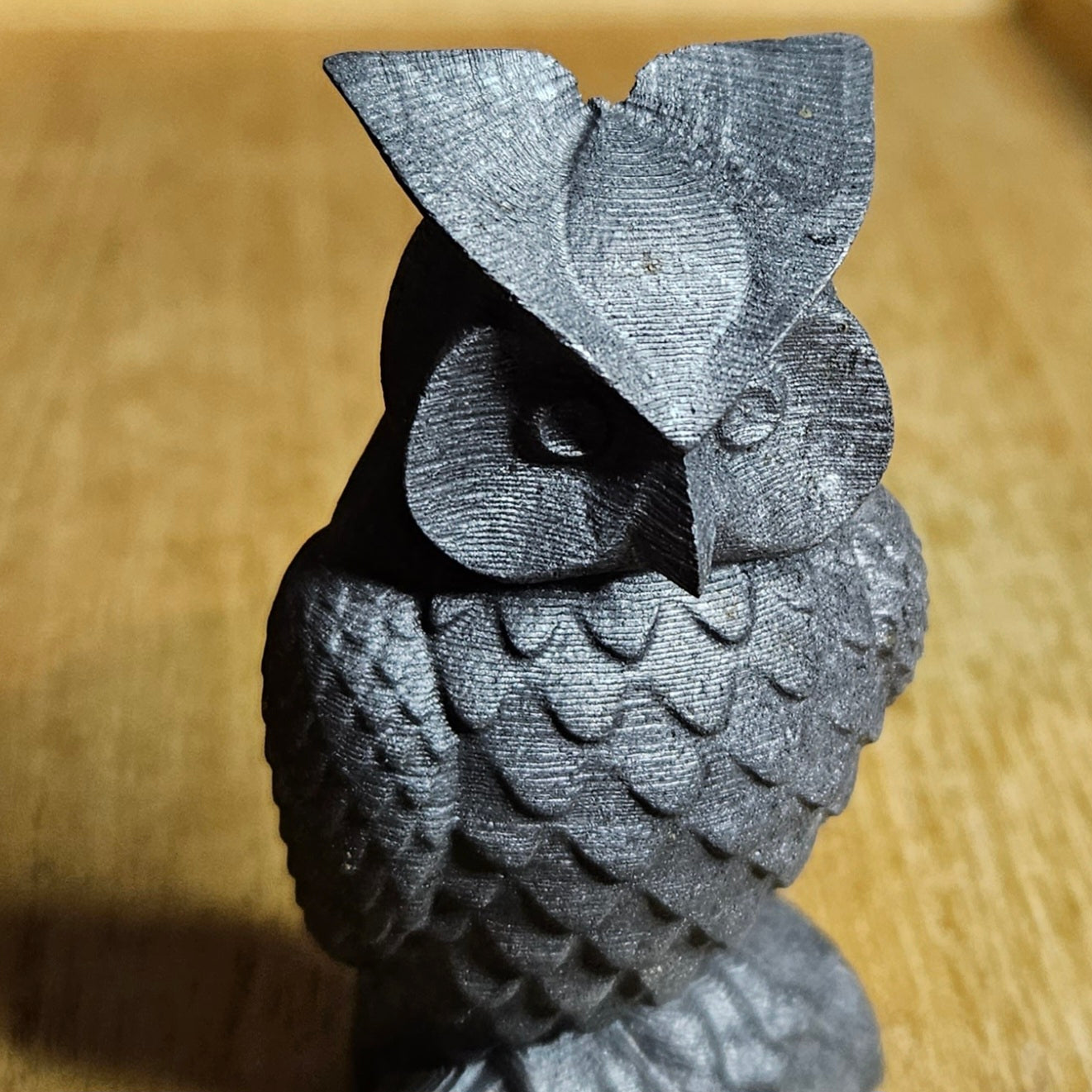 Shungite Owl Carving.