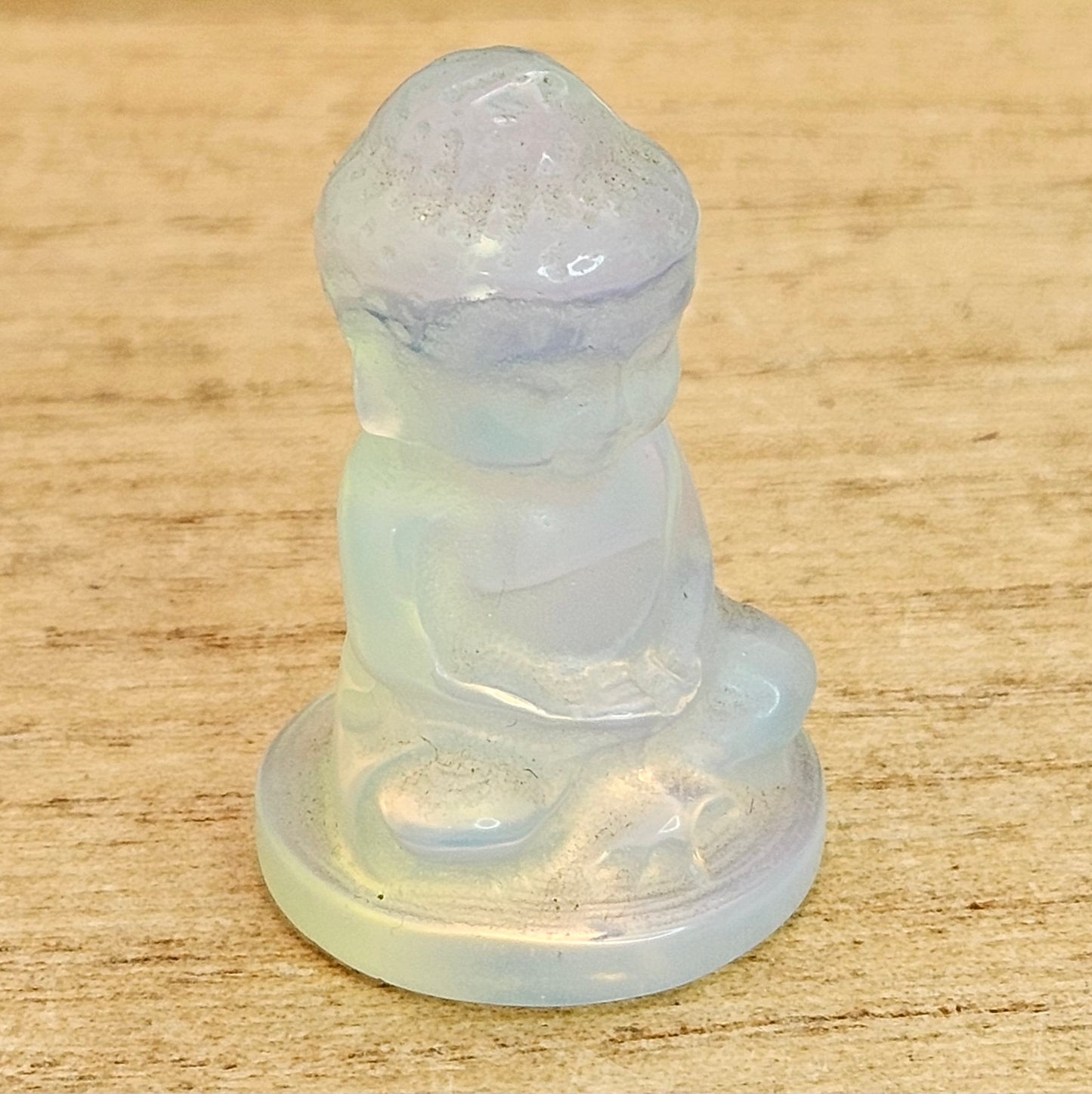 Opalite Shaka Buddha Carving.