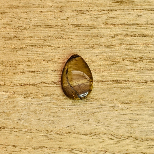 Tiger's Eye Tear-drop Cabochon.