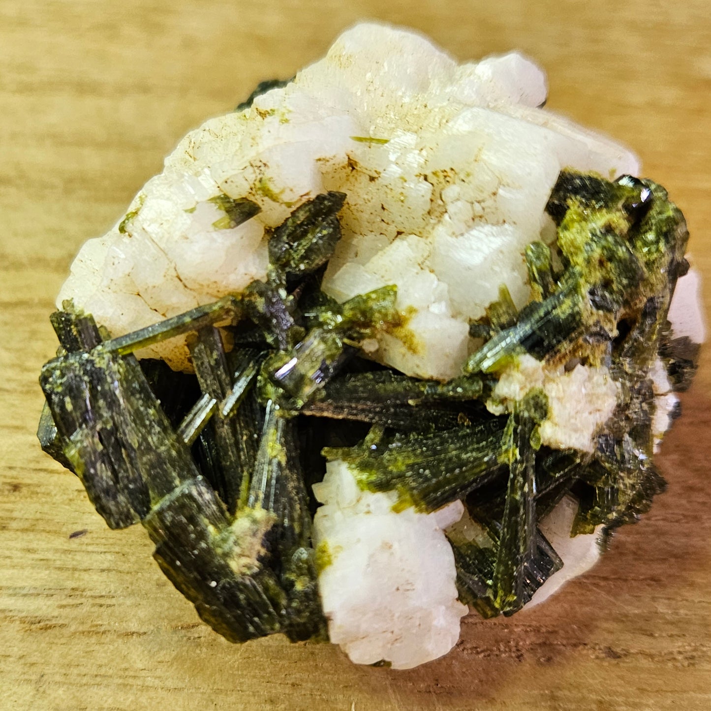 Epidote & Calcite Raw Piece.