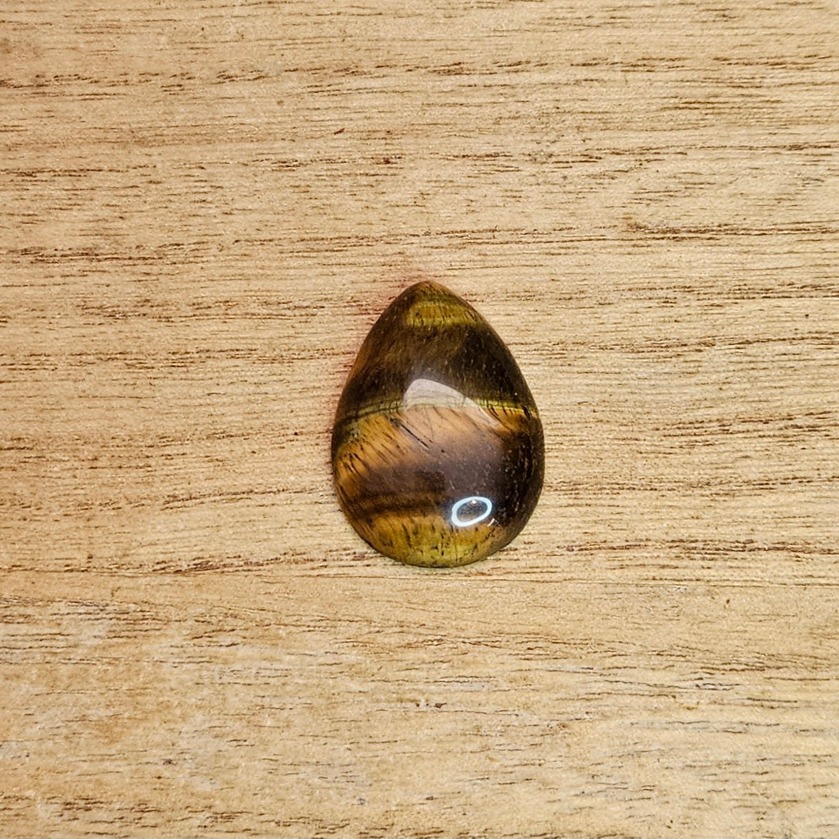 Tiger's Eye Tear-drop Cabochon.