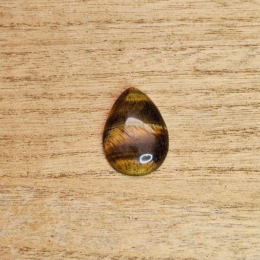 Tiger's Eye Tear-drop Cabochon.