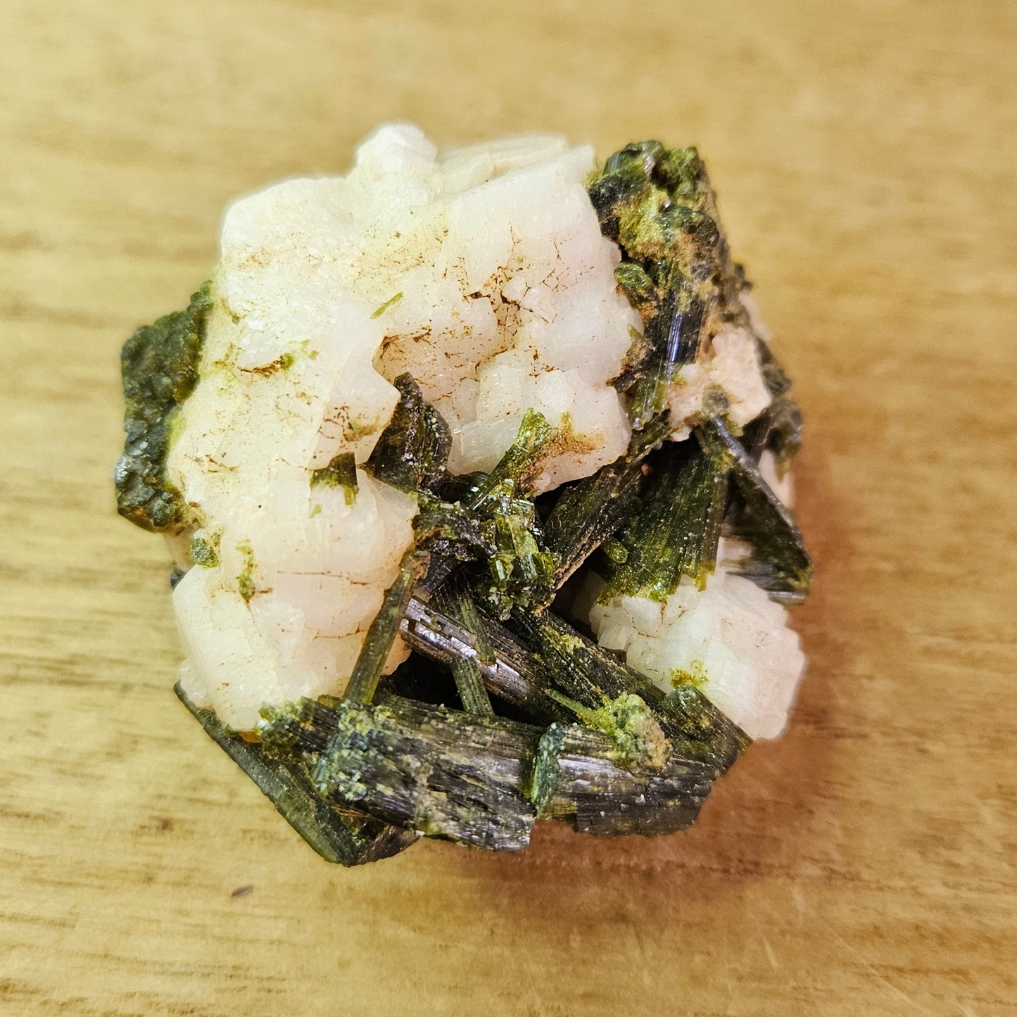 Epidote & Calcite Raw Piece.