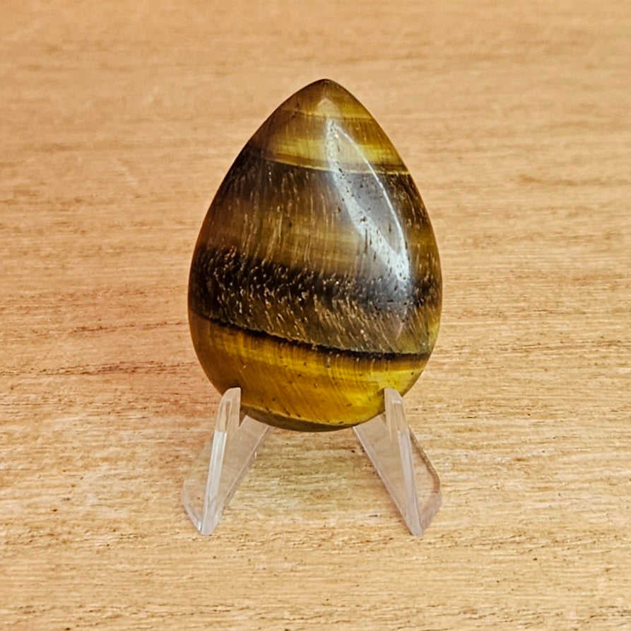 Tiger's Eye Tear-drop Cabochon.