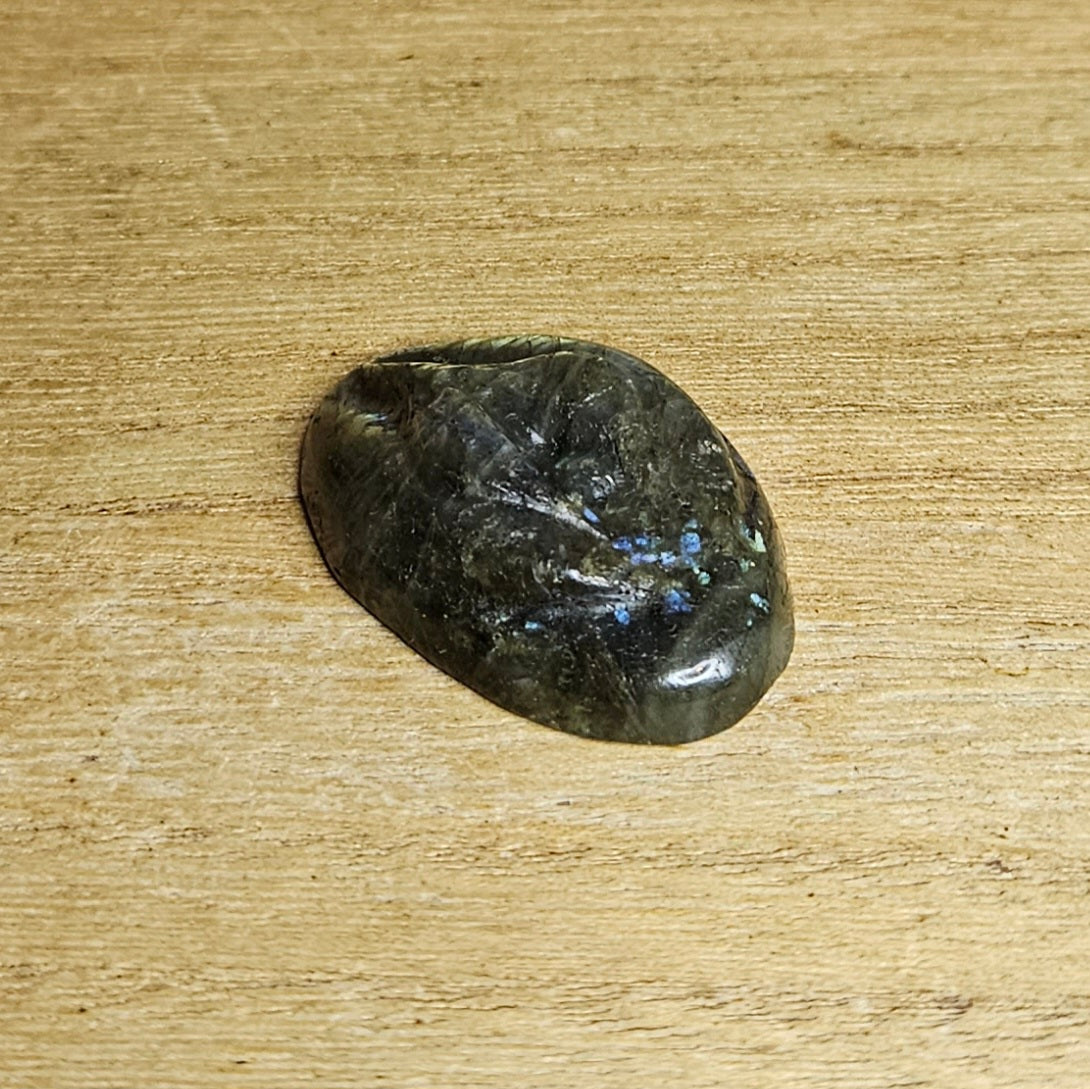 Labradorite Lady Part Flat Carving.