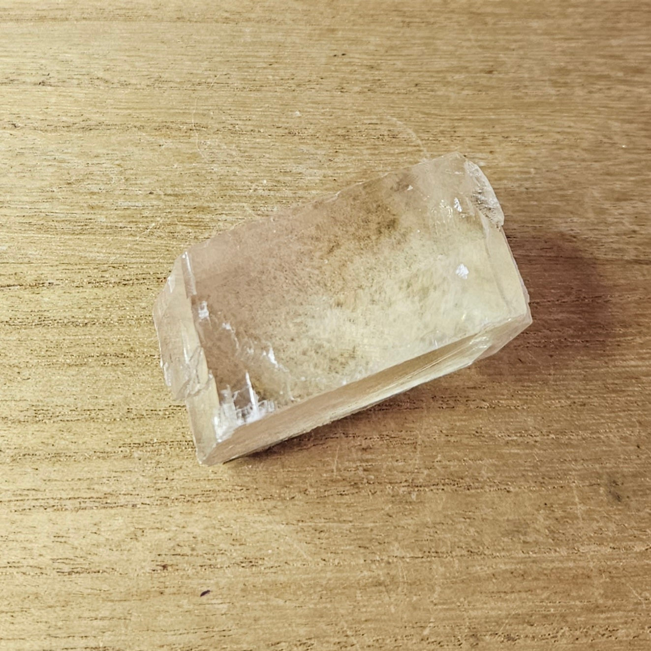 Optical Calcite Raw Piece.